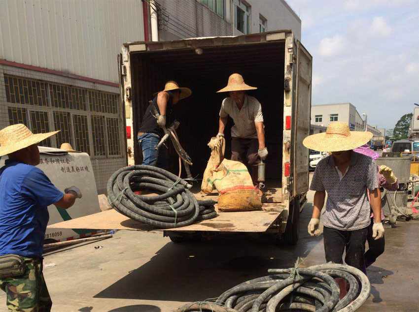 浩口原种场一部件厂房地基出现下沉注浆加固